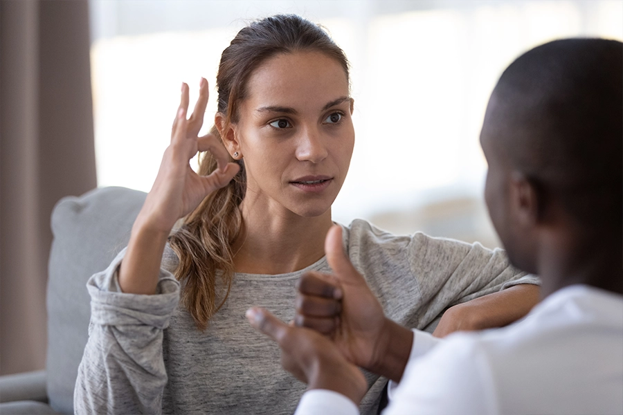 Apprentissage de la langue des signes française