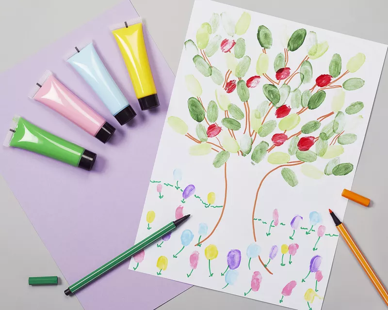 S’amuser avec l’empreinte de ses doigts