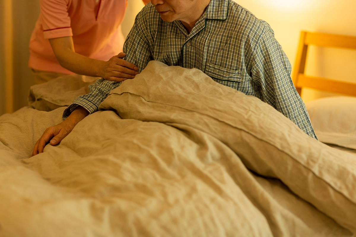 Travailler de nuit auprès d'une personne en situation de dépendance