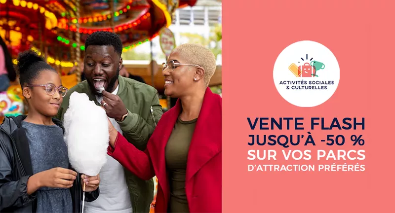 VENTE FLASH : Jusqu’à -50% sur vos parcs d’attractions préférés 
